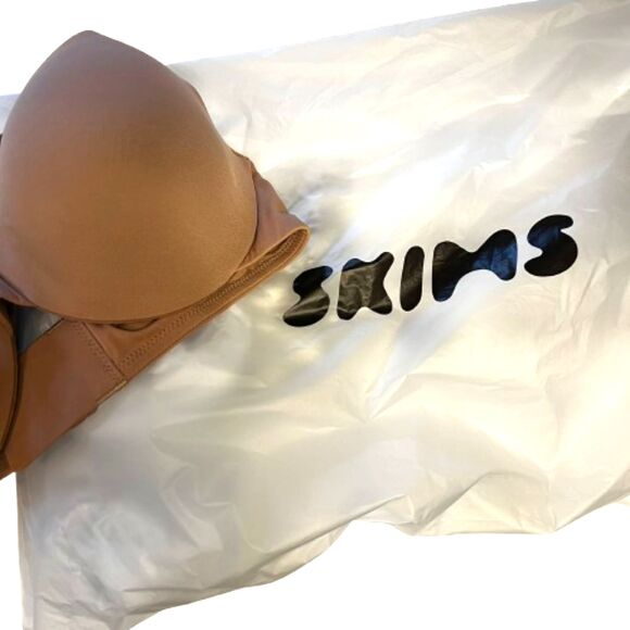 SKIMS NWT Full Coverage Lightly Lined Bra in Color Sienna Size 38C - Picture 5 of 5